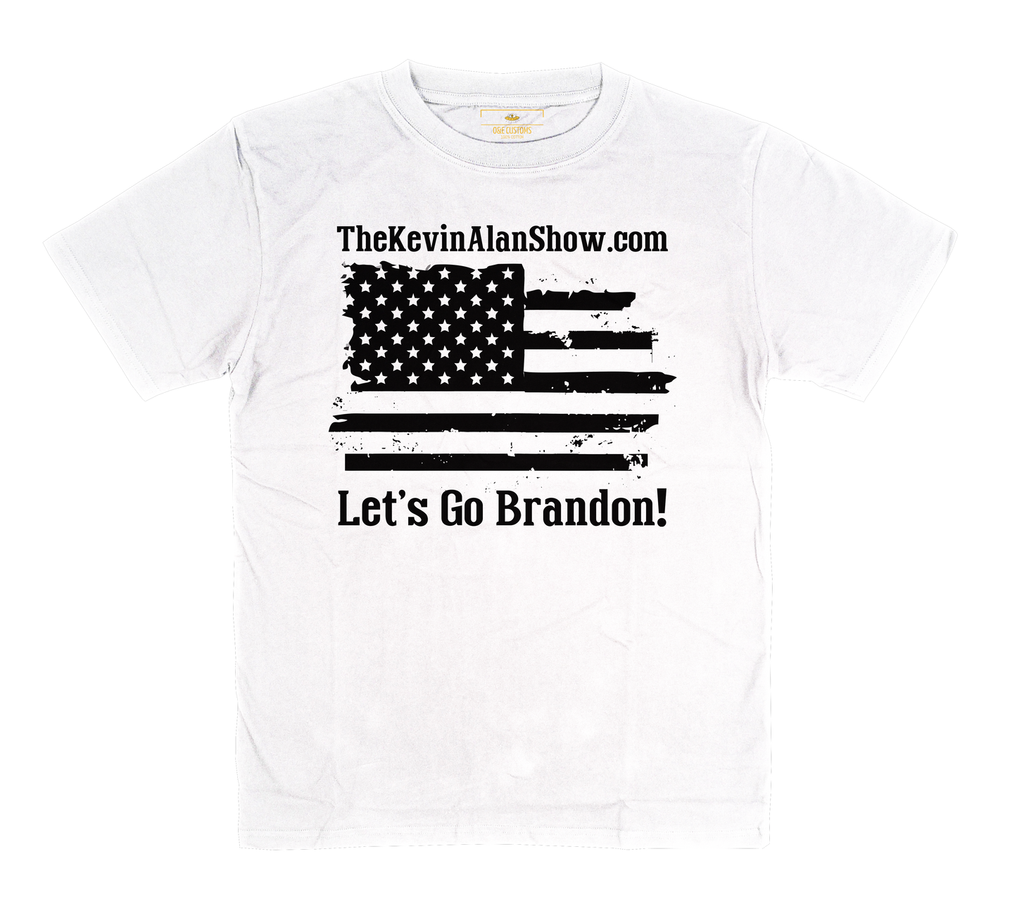 TKAS Let's Go Brandon T-Shirt - White