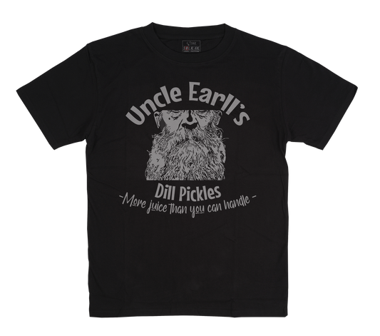Uncle Earll's Dill Pickles T-Shirt - Black